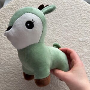 Green Plush Deer Toy